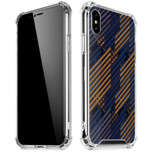 Retro Fall Pattern iPhone XS Max Clear Case